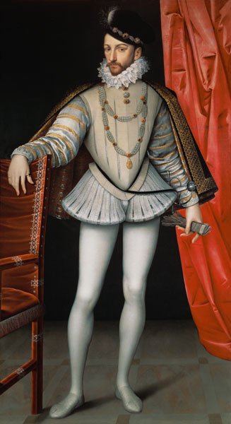 Portrait de Charles IX (1550-74) à François Clouet