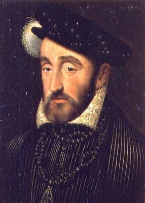 Portrait of Henri II of France (1519-59), 1559 à François Clouet