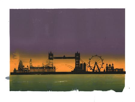 Sunset on London