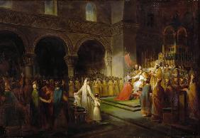 The Anointing of Pepin the Short at Saint-Denis, 28 July 754