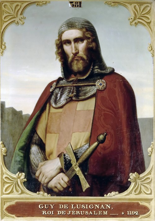 Guy of Lusignan, King of Jerusalem and Cyprus à François-Edouard Picot