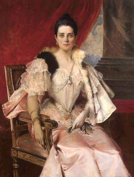 Portrait of Princess Zinaida Yusupova à François Flameng