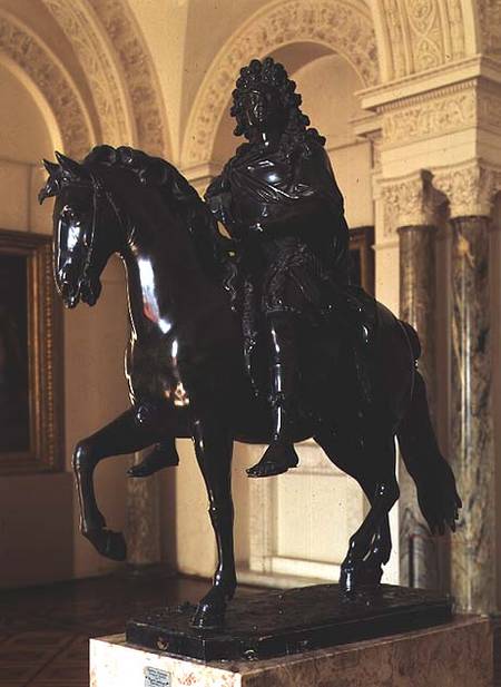 Model for the Equestrian Statue of Louis XIV, sculpture à Francois  Girardon