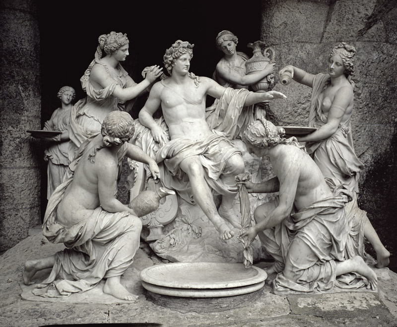 Apollo Tended by the Nymphs, intended for the Grotto of Thetis executed with the assistance of Thoma à Francois Girardon