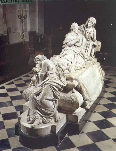 Funeral monument to Armand-Jean du Plessis, Cardinal Richelieu (1585-1642) depicting the cardinal ex à Francois Girardon