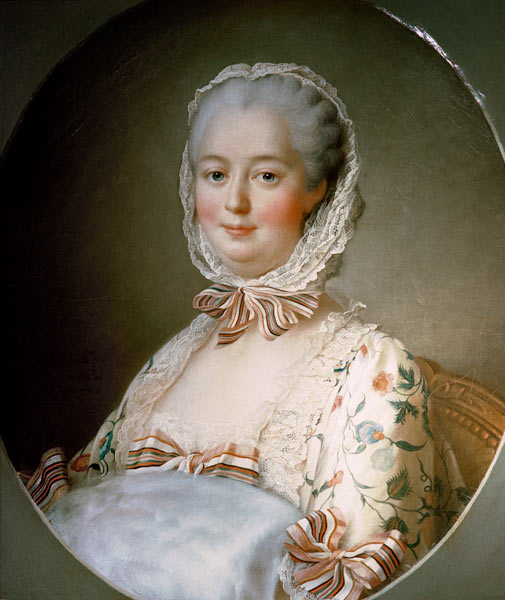 Portrait of Madame de Pompadour with a Fur Muff (1721-64) à François-Hubert Drouais