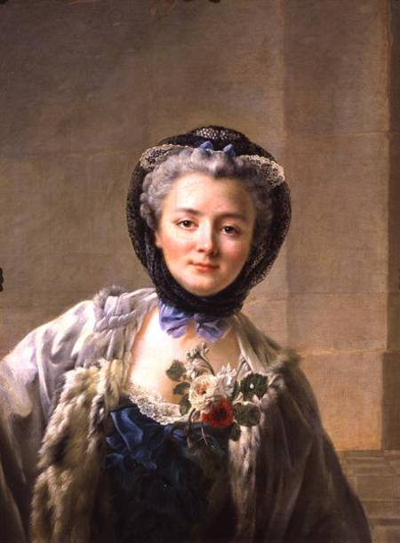 Portrait of Madame Drouais (c.1732-c.1815) à François-Hubert Drouais