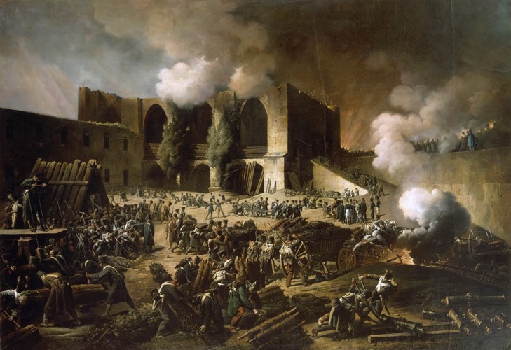The defence of the castle of Burgos in october 1812 à François-Joseph Heim