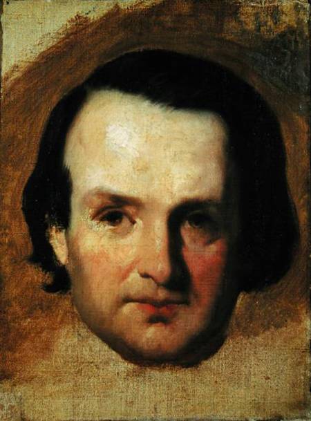 Study for a portrait of Victor Hugo (1802-85) à François-Joseph Heim
