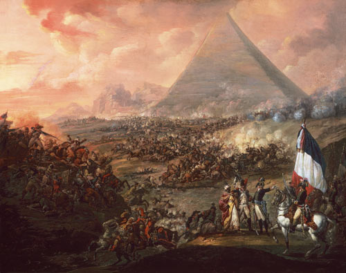 Battle of Pyramids à Francois Louis Joseph Watteau