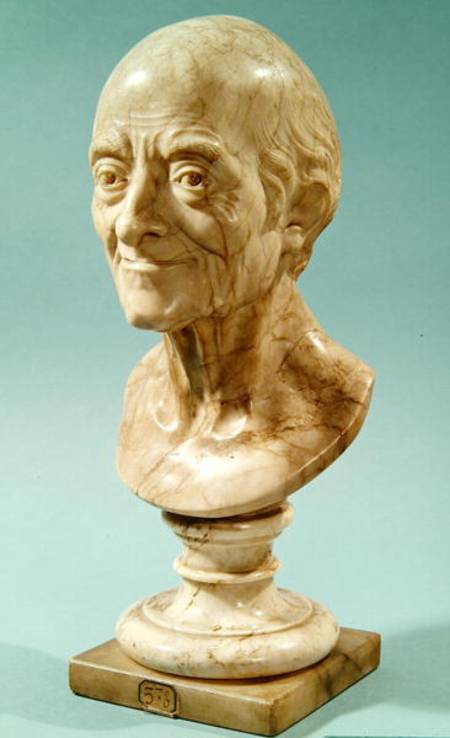 Bust of Voltaire (1694-1778) à Francois Marie Rosset