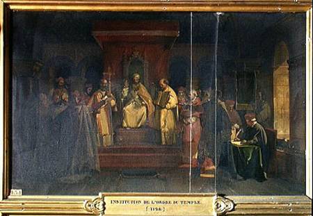 Institution of the Order of the Templars in 1128 à François Marius Granet