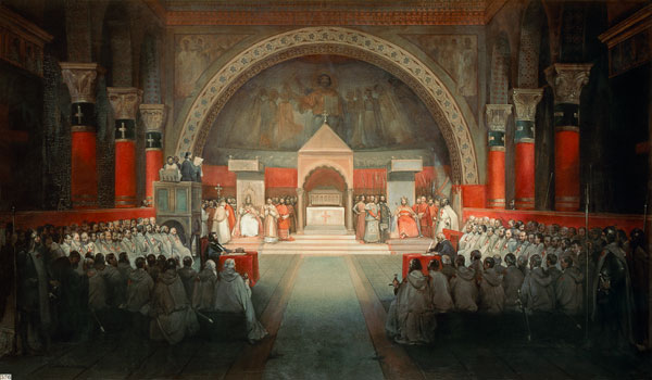 The Chapter of the Order of the Templars held at Paris, 22nd April 1147 à François Marius Granet