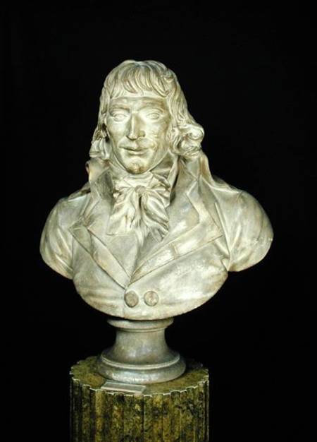 Portrait Bust of Camille Desmoulins (1760-94) à Francois Martin