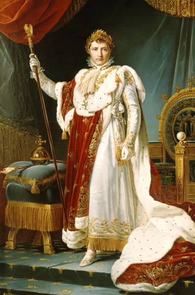 Napoléon Bonaparte en costume d'apparat. Copie à François Pascal Simon Gérard