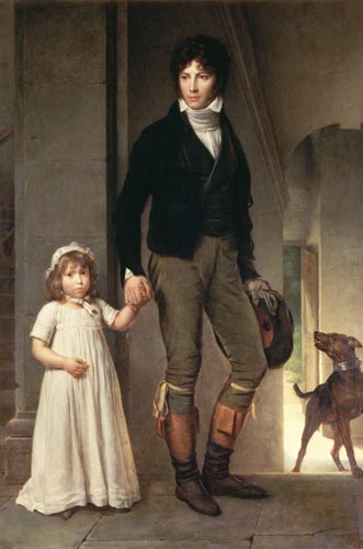 Jean-Baptiste Isabey avec sa fille à François Pascal Simon Gérard