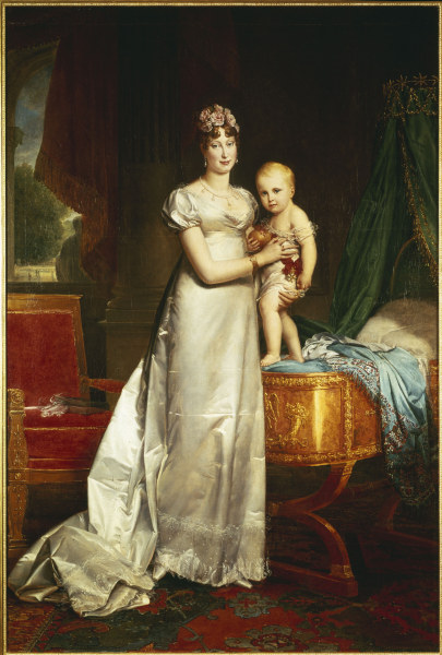 Kaiserin Marie Louise u. Sohn à François Pascal Simon Gérard