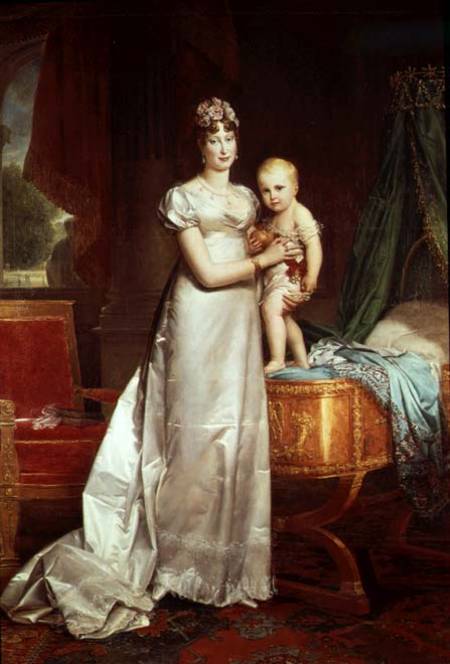 Marie Louise (1791-1847) and the King of Rome (1811-32) à François Pascal Simon Gérard