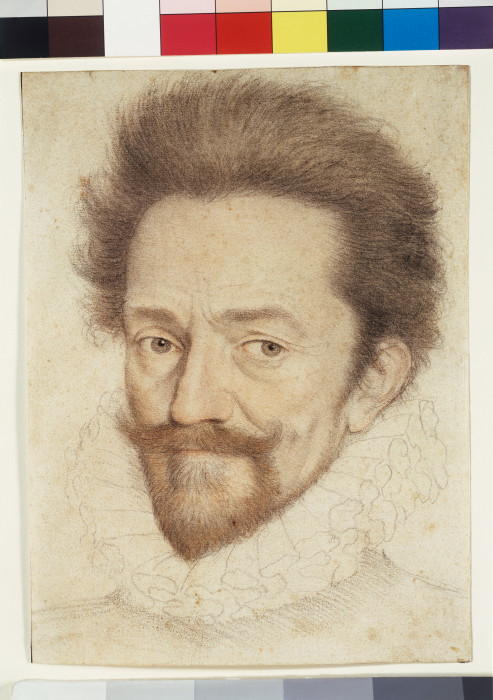 Portrait of a Bearded Man Wearing a Ruff à Francois Quesnel