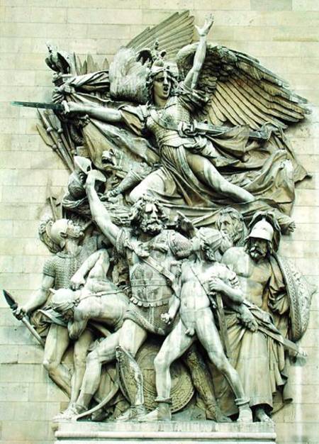 La Marseillaise, detail from the eastern face of the Arc de Triomphe à Francois Rude