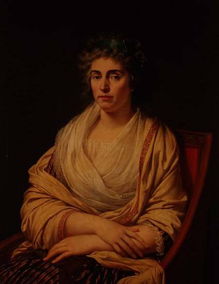 Portrait of Louise Maximiliana Caroline Countess of Albany (1752-1824) à Francois Xavier Fabre
