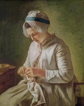 The Seamstress or, Young Woman Working
