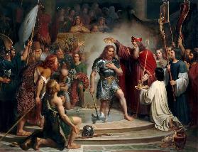 Le baptême de Clovis à Reims, le 25 décembre 496