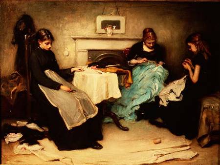 The Song of the Shirt à Frank Holl