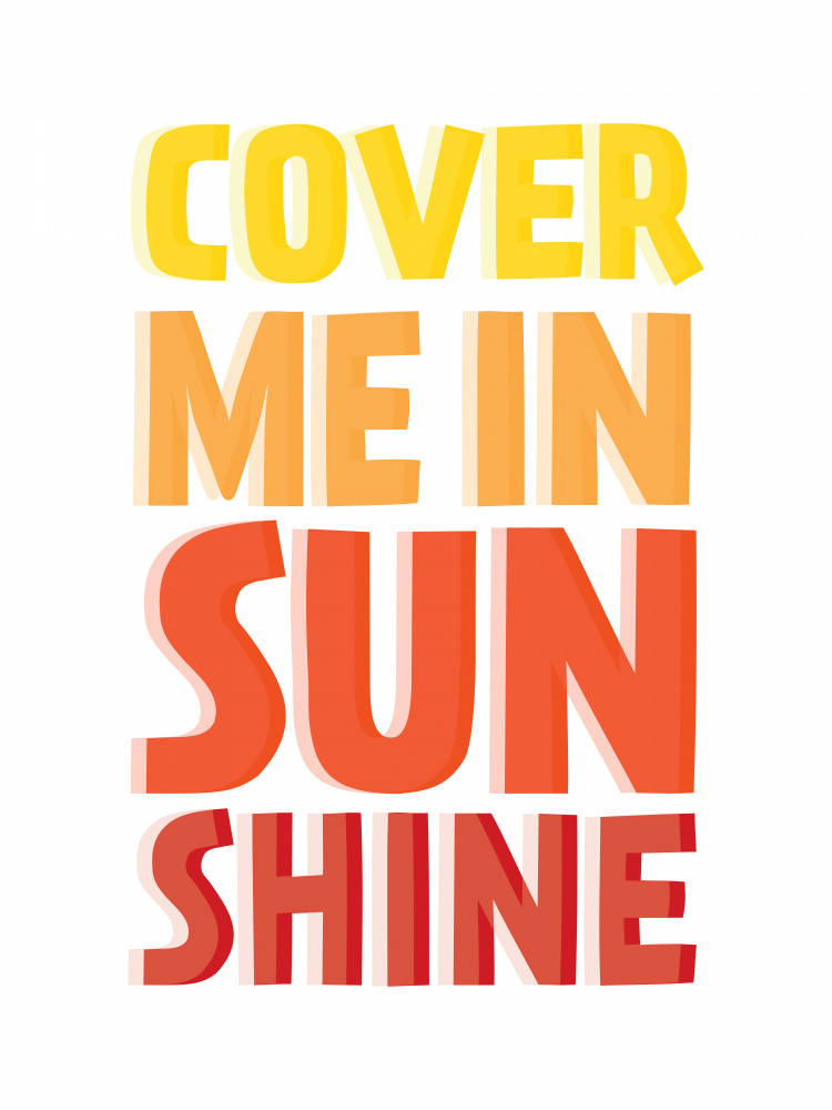 Cover Me In Sunshine à Frankie Kerr-Dineen