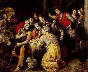 l'adoration des bergers à Frans Floris de Vriendt