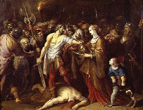 Salomé reçoit la tête de Jean Baptiste.
