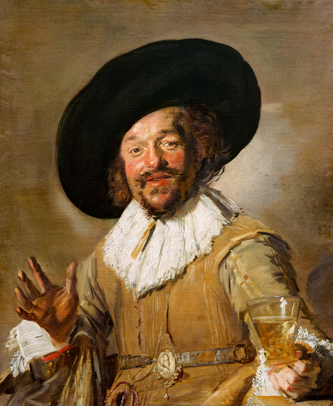 Le buveur joyeux à Frans Hals