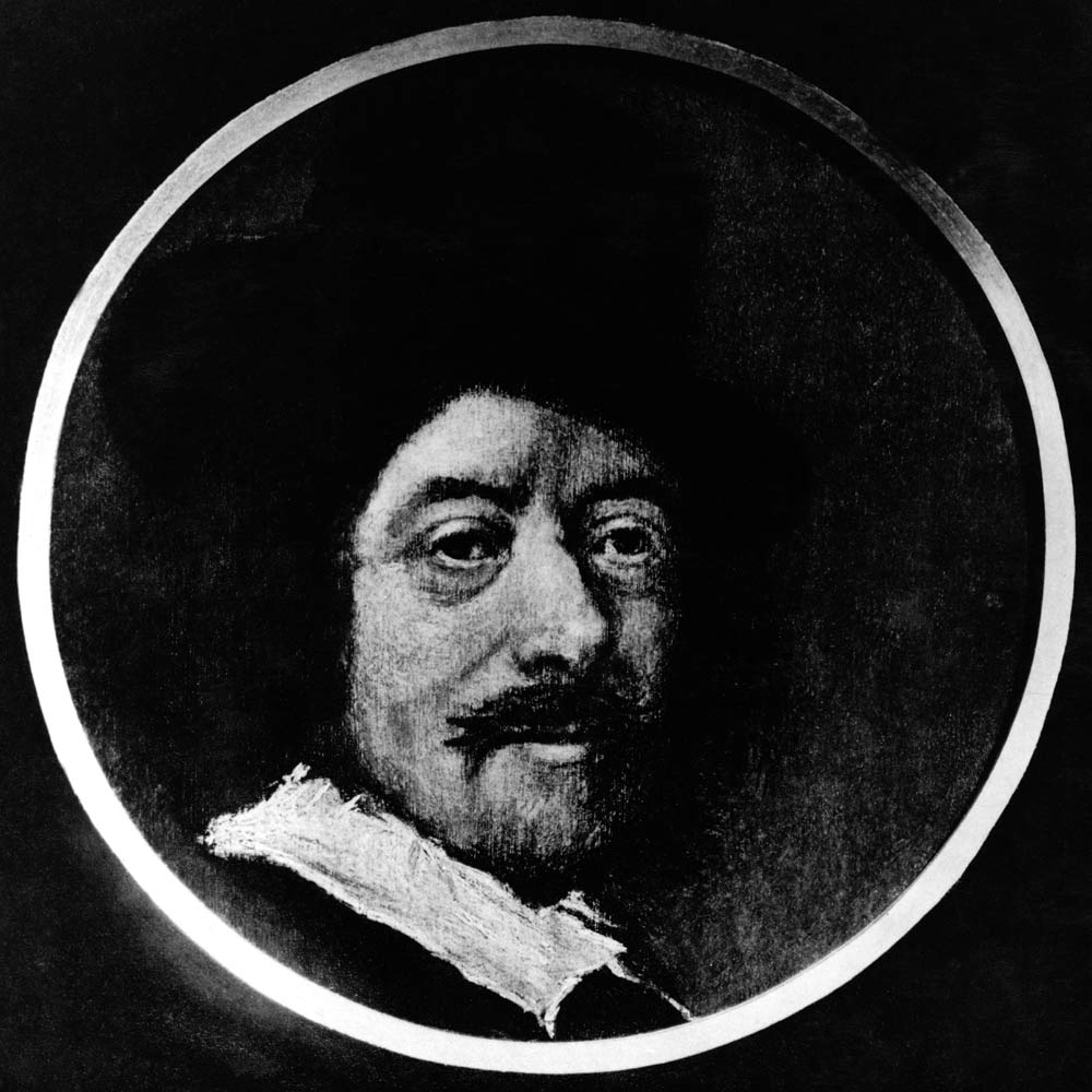 Self portrait à Frans Hals