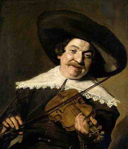 Daniel van Aken Playing the Violin à Frans Hals