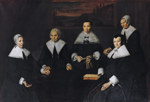 The Regentesses of the Old Men's Almhouse, Haarlem à Frans Hals
