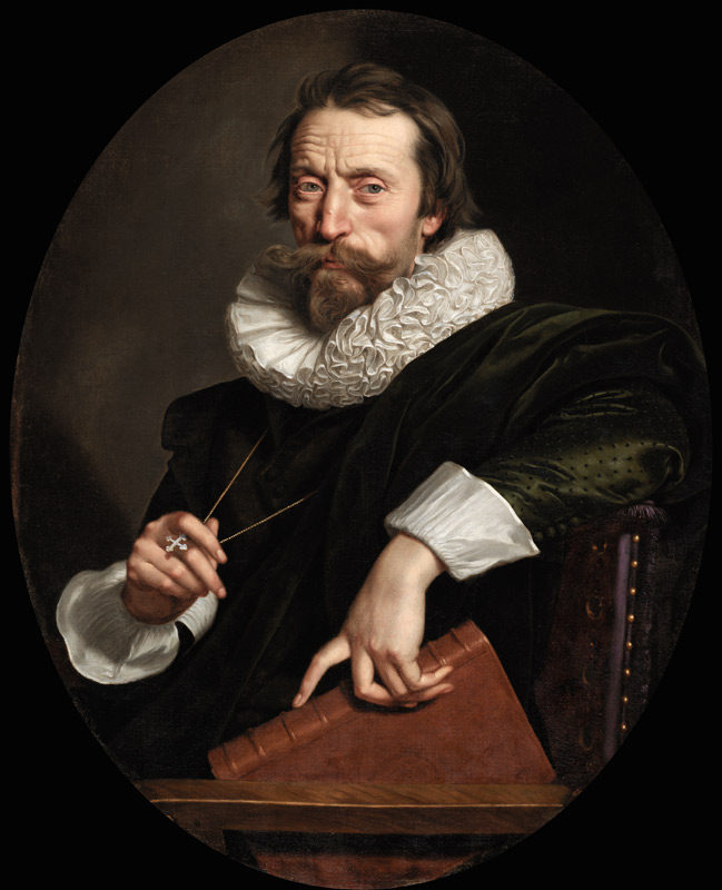 Portrait of the Italian poet, Giambattista Marino à Frans II Pourbus