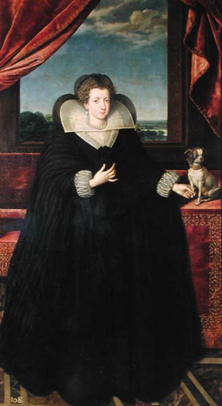 Isabella of Bourbon (1602-44) Queen of Spain à Frans II Pourbus