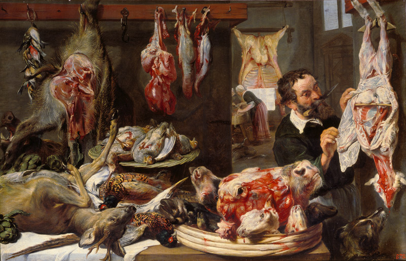 A butcher shop à Frans Snyders
