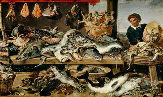 The Fish Market à Frans Snyders