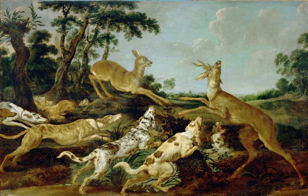 Hunting scene à Frans Snyders
