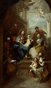 Sainte famille avec Saint Joachim et Anna. à Franz Anton Maulbertsch
