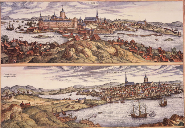 Views of Stockholm à Franz Hogenberg