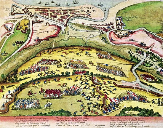 The Siege of Dieppe in 1589, 1589-92 à Franz Hogenberg