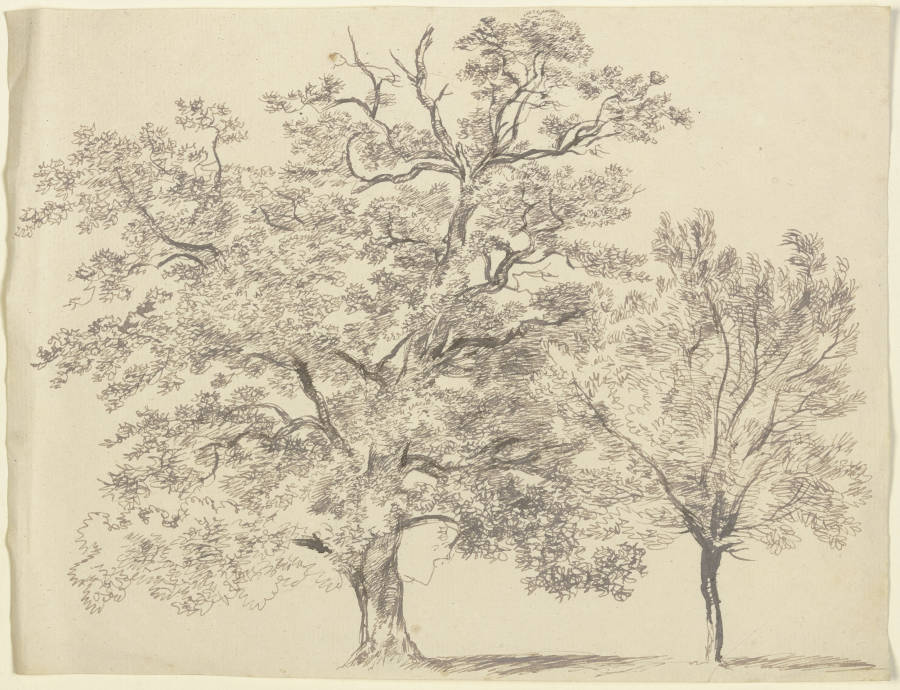 Ein alter und ein junger Baum à Franz Innocenz Josef Kobell
