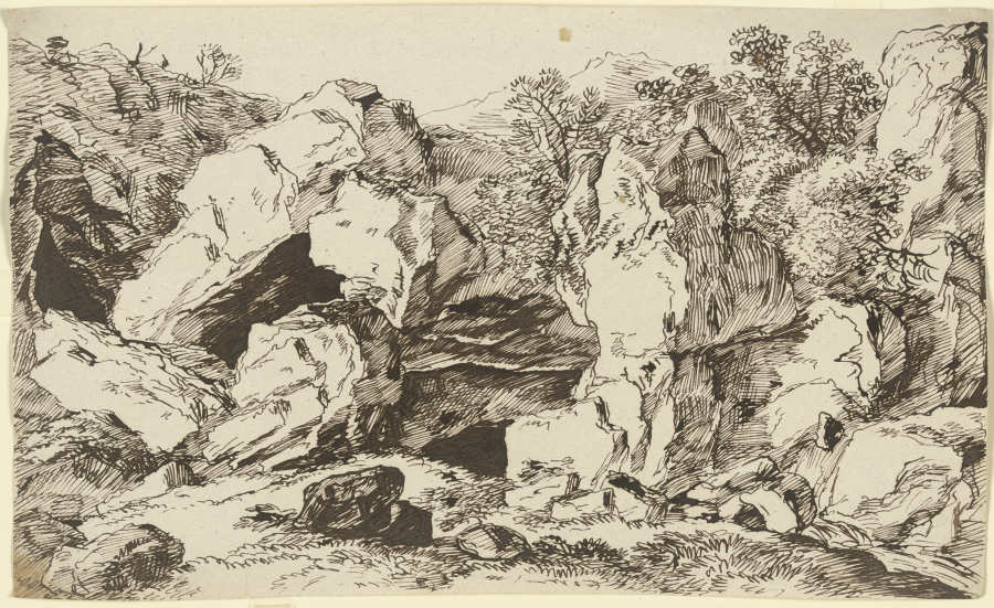 Boulders à Franz Innocenz Josef Kobell