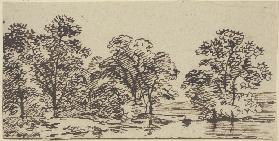 Landscape with trees