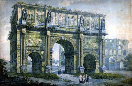 Triumphal Arch of Constantine, Rome  on à Franz Kaisermaan