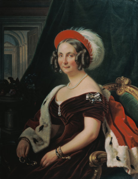 Portrait of Queen Frederica of Hanover (1778-1841) à Franz Krüger