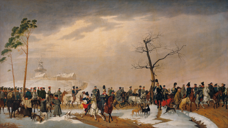 Marsch preußischer Kavallerie 1815 à Franz Krüger