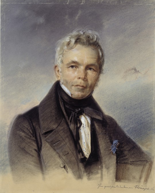 Portrait of Karl Friedrich Schinkel à Franz Krüger